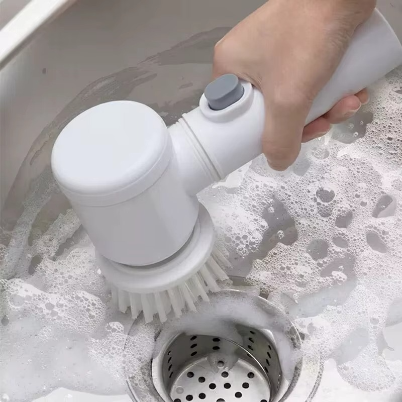 PowerScrub™ 5 in 1 – Spazzola Elettrica Multifunzione Ricaricabile